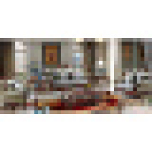 Conjuntos de sofá de couro clássico para mobília de sala de estar (510c)